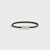 Le Gramme 7g Brushed Nato Cable Bracelet - Silver / Black | Kith Silver / Black