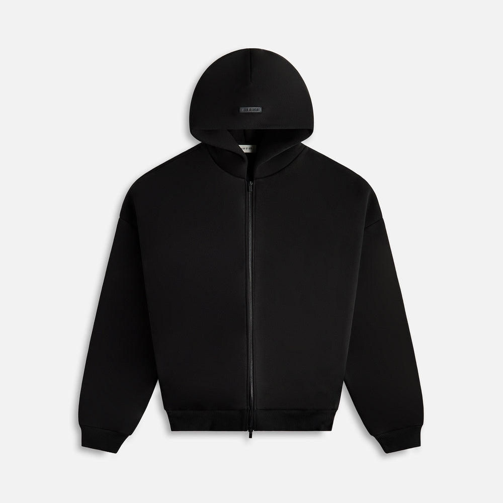 Fear of God Full Zip Hoodie - Black | Kith Black