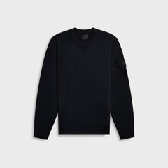 Stone Island Cotton Cashmere Ghost Piece Crewneck - Navy Blue | Kith Navy Blue