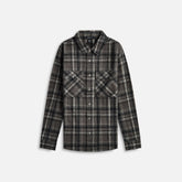 Ksubi Snakebite Shirt - Check Charcoal | Kith Check Charcoal