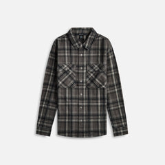 Ksubi Snakebite Shirt - Check Charcoal | Kith Check Charcoal