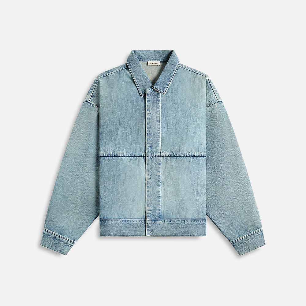 Fear of God Denim Trucker Jacket - Indigo 2 | Kith Indigo 2