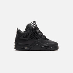 Nike WMNS Air Jordan 4 Net - Black / Metallic Silver | Kith Black / Metallic Silver