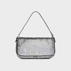 WGACA Fendi Silver Sequin Baguette - Sequin | Kith Sequin