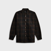 Our Legacy Borrowed Shirt - Black Sheer Shadow Check | Kith Black Sheer Shadow Check