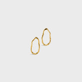 Alexis Bittar Brut Gold Open Oval Post Earring - Gold | Kith Gold