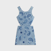 Kith Kids Floral Paisley Chambray Dress - Kent Light Wash | Kith Kent Light Wash