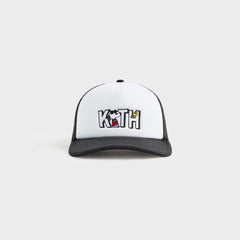 Kith Kids for Peanuts 75 Nolan Poly Foam Trucker - White | Kith White