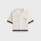 Kith Kids Novelty Logo Thompson Camp Shirt - Sandrift | Kith Sandrift