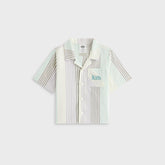 Kith Baby Striped Thompson Camp Shirt - Mykonos | Kith Mykonos