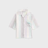 Kith Kids Striped Thompson Camp Shirt - Mykonos | Kith Mykonos