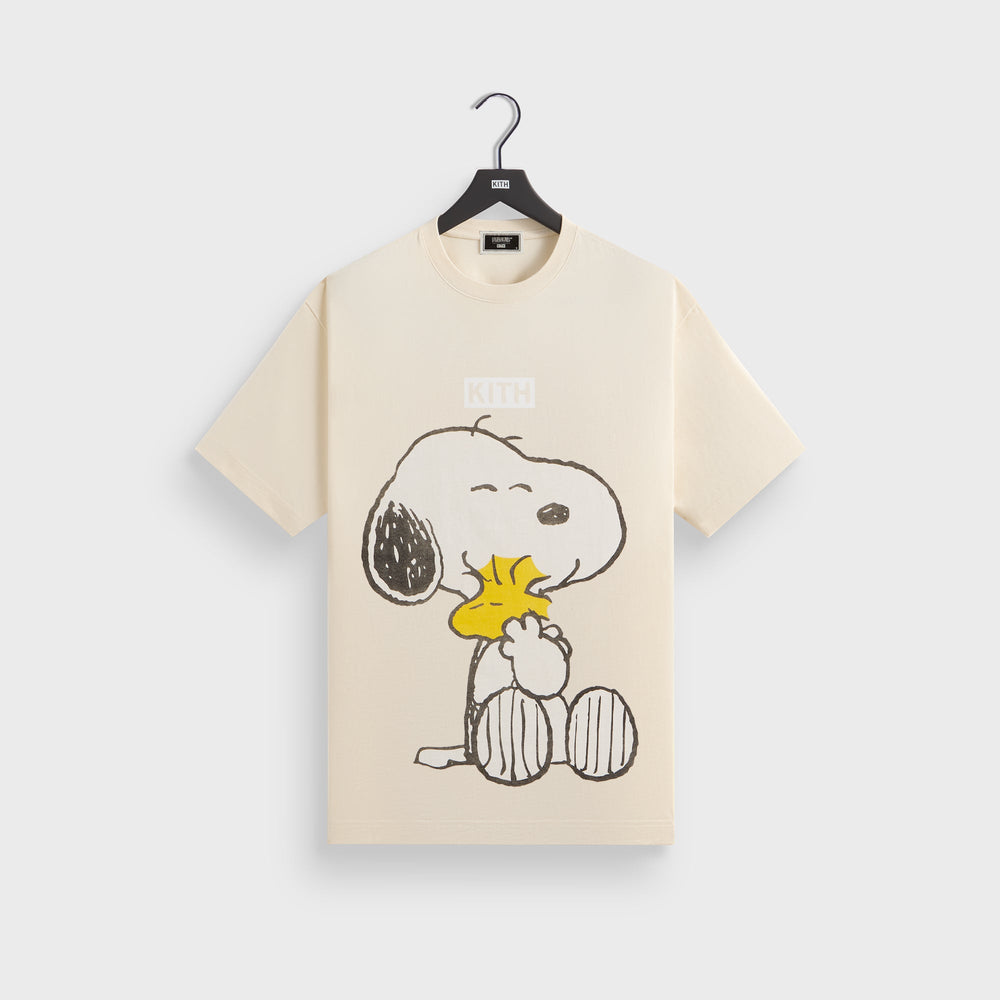 Kith for Peanuts Hug Vintage Tee - Sandrift | Kith Sandrift