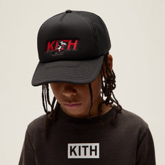 Kith Kids for Peanuts 75 Nolan Poly Foam Trucker - Black | Kith Black