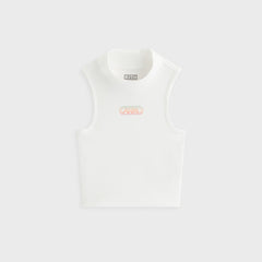 Kith Kids Jordyn Logo Mockneck Tank - White | Kith White