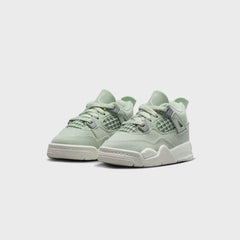 Nike TD Air Jordan 4 Retro S2 - Seafoam / Sail / Metallic Silver | Kith Seafoam / Sail / Metallic Silver
