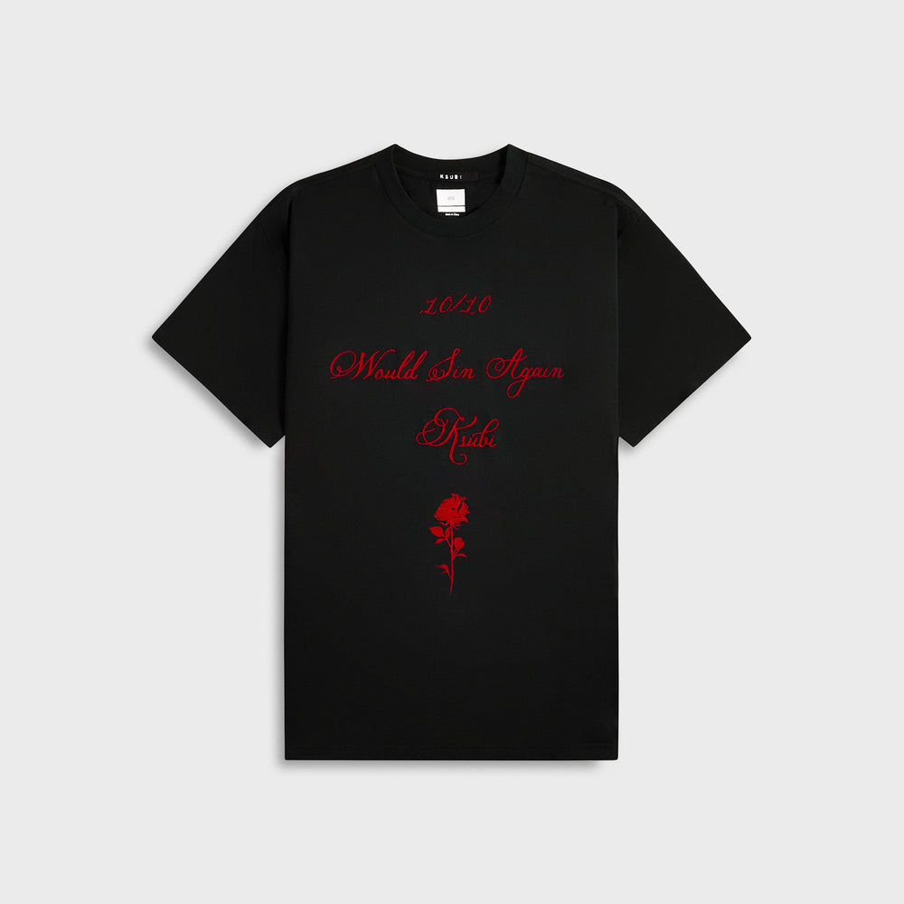 Ksubi Sin Again Biggie Tee - Jet Black | Kith Jet Black