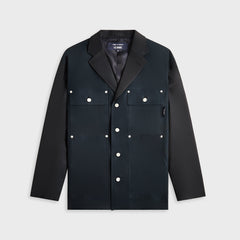 CDG Homme Jacket - Navy / Grey | Kith Navy / Grey