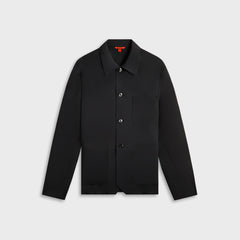 Barena Overshirt Visal Tropical Piombo - Black | Kith Black
