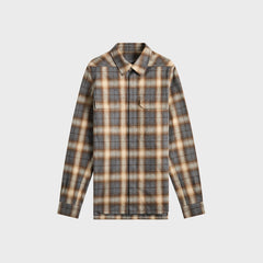 Rick Owens Outershirt - Grey Plaid | Kith Grey Plaid