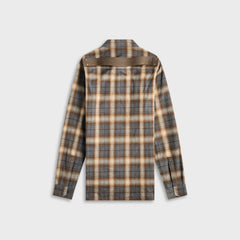 Rick Owens Outershirt - Grey Plaid | Kith Grey Plaid