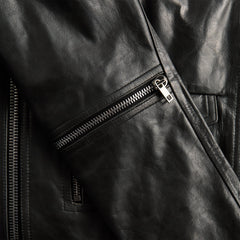 Rick Owens Giacca Pelle Bauhaus Stooges - Black | Kith Black