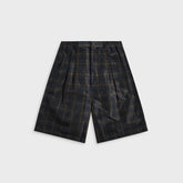 CDG Homme Check Shorts - Navy | Kith Navy