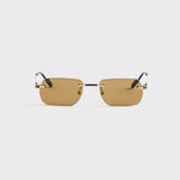 Cartier 55 Sunglasses - Gold / Brown | Kith Gold / Brown