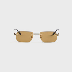 Cartier 55 Sunglasses - Gold / Brown | Kith Gold / Brown