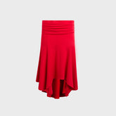 Soffiano Midi Skirt - Red Love | Kith Red Love
