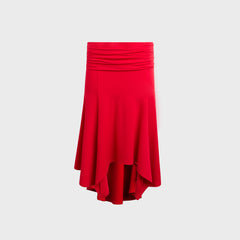 Soffiano Midi Skirt - Red Love | Kith Red Love