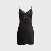 Nova Slip Mini Dress - Black | Kith Black