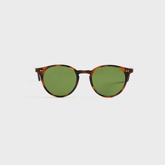 Garrett Leight Clune Sunglasses - Spotted Brown Shell / Semi Flat Pure | Kith Spotted Brown Shell / Semi Flat Pure Green