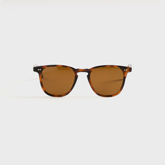 Garrett Leight Brooks Sunglasses - Spotted Brown Shell / Semi Flat Pur | Kith Spotted Brown Shell / Semi Flat Pure Coffee Polar