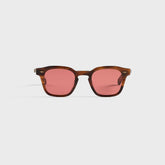 Garrett Leight Adonis Sunglasses - Moth Tortoise Antique Gold / Semi F | Kith Moth Tortoise Antique Gold / Semi Flat Tahitian Rose
