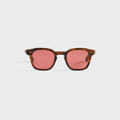 Garrett Leight Adonis Sunglasses - Moth Tortoise Antique Gold / Semi F | Kith Moth Tortoise Antique Gold / Semi Flat Tahitian Rose