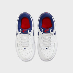 Nike PS Force 1 Low Easyon Bp - White / University Red / Deep Royal Bl | Kith White / University Red / Deep Royal Blue