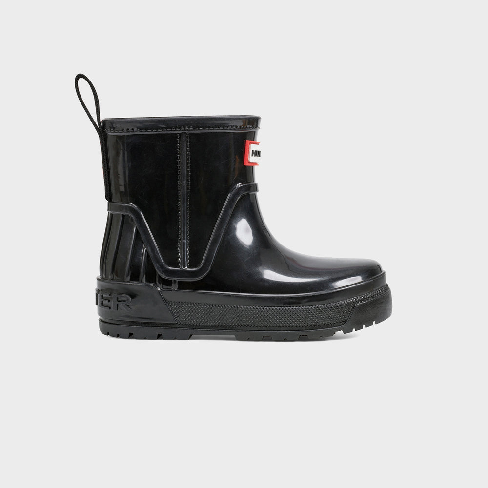 Hunter Little Kids Grace Waterproof Rain Boot - Black | Kith Black