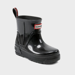 Hunter Kids Grace Waterproof Rain Boot - Black | Kith Black