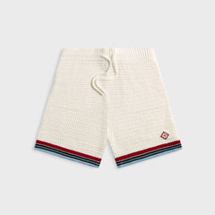 Casablanca Sporty Crochet Short - White | Kith White