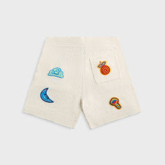Casablanca Crochet Short With Patches - White | Kith White