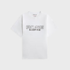 Martine Rose Classic Tee - White Rose Outline | Kith White Rose Outline