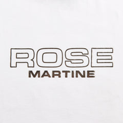 Martine Rose Classic Tee - White Rose Outline | Kith White Rose Outline