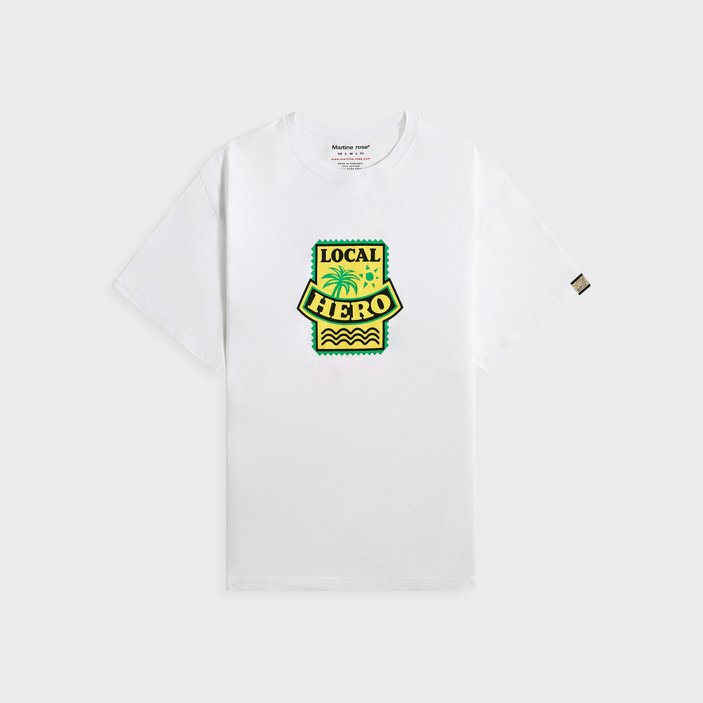 Martine Rose Oversized Tee - White Local Hero | Kith White Local Hero