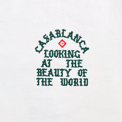 Casablanca Looking At The Beauty Of The World Printed Tee - White | Kith White