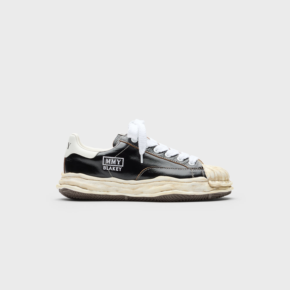 Mihara Yasuhiro Blakey Original Sole Wrinkled Leather Low Top Sneaker | Kith Black
