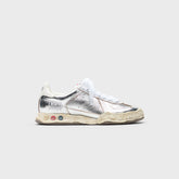 Mihara Yasuhiro Herbie Original Sole Wrinkled Leather Low Top Sneaker | Kith Silver