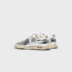 Mihara Yasuhiro Herbie Original Sole Wrinkled Leather Low Top Sneaker | Kith Silver