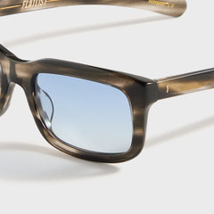 Flatlist Palmer - Grey Havana / Blue Gradient Lens | Kith Grey Havana / Blue Gradient Lens