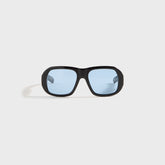 Flatlist Ford - Solid Black / Solid Blue Lens | Kith Solid Black / Solid Blue Lens