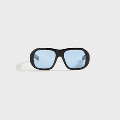 Flatlist Ford - Solid Black / Solid Blue Lens | Kith Solid Black / Solid Blue Lens